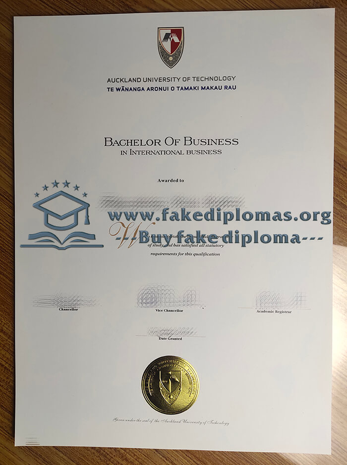 Buy Auckland University of Technology fake diploma, Fake AUT degree.