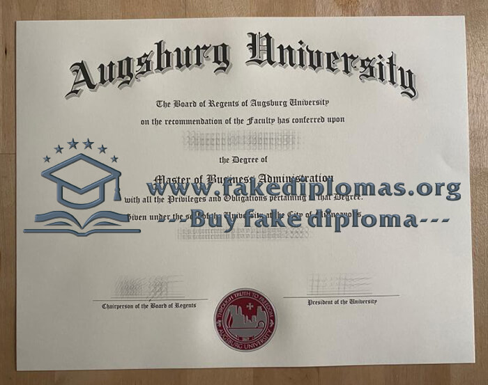 Buy Augsburg University fake diploma, Fake Augsburg University degree.