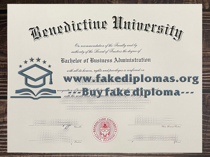 Buy Benedictine University fake diploma, Fake Benedictine University degree.