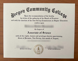 Order Bergen Community College fake diploma online.