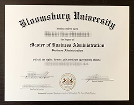 How to order a 100% copy Bloomsburg University diploma?