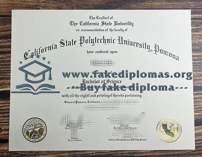 Buy Cal Poly Pomona fake diploma online, Fake Cal Poly Pomona degree.