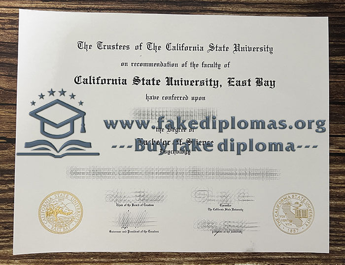 Buy California State University, East Bay fake diploma, Fake CSUEB degree.