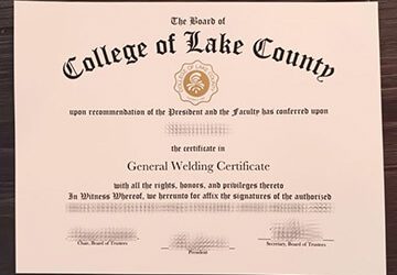 How to make the College of Lake County fake degree?