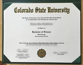 Obtain Colorado State University fake degree online.