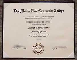 I want to buy Des Moines Area Community College fake degree.