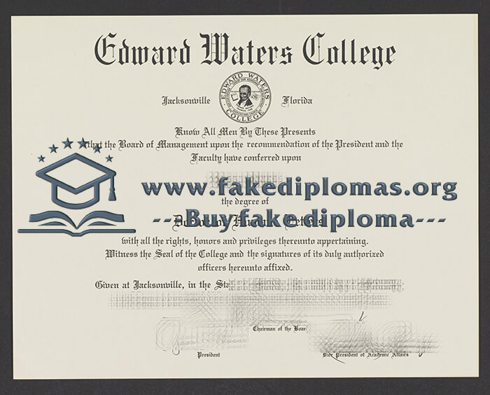 Buy Edward Waters College fake diploma, Fake Edward Waters College degree.