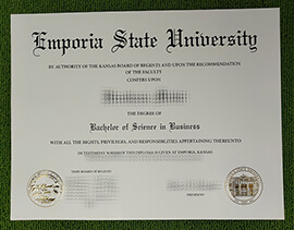 How to get a Emporia State University diploma?