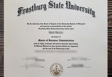 Tips to get a fake Frostburg State University diploma.