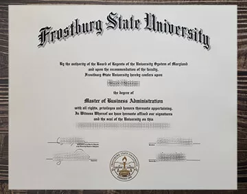 Buy Frostburg State University fake diploma online.