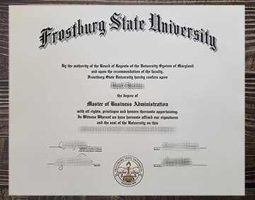 Buy Frostburg State University fake diploma online.