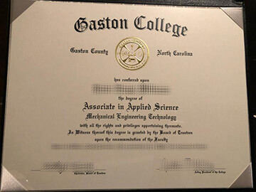 Get Gaston College fake diploma, Fake Gaston College degree.