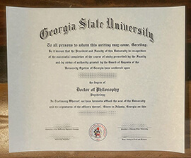 Get Georgia State University fake diploma online.