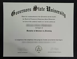 Obtain Governors State University fake diploma online.