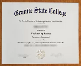 Get Granite State College fake diploma online.