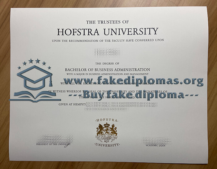 Buy Hofstra University fake diploma, Make Hofstra University degree.