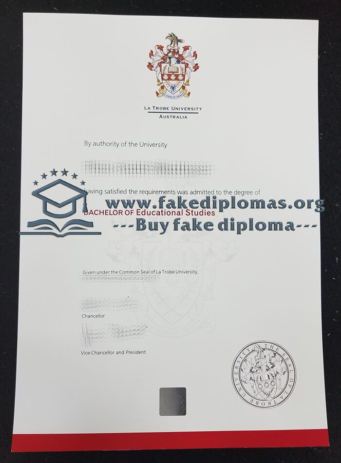 Buy La Trobe University fake diploma, Fake La Trobe University degree.