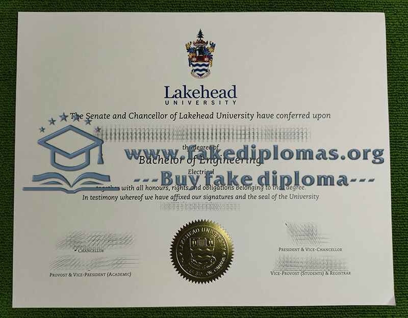 Buy Lakehead University fake diploma, Fake Lakehead University degree.