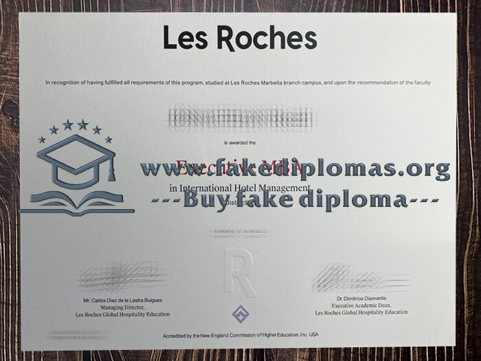 Buy Les Roches fake diploma, Fake Les Roches degree.