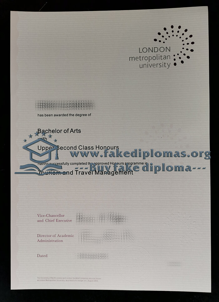 Buy London Metropolitan University fake diploma, Fake London Metropolitan University degree.