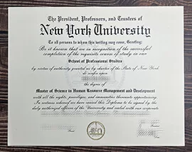 Get New York University fake diploma online.