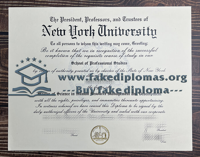 Buy New York University fake diploma, Fake NYU degree.