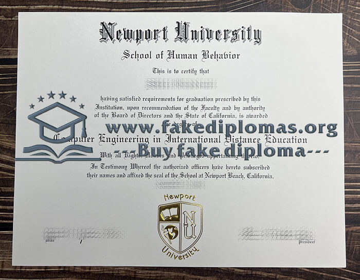 Buy Newport University fake diploma, Fake Newport University degree.