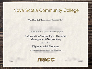 How to order a 100% copy NSCC diploma?