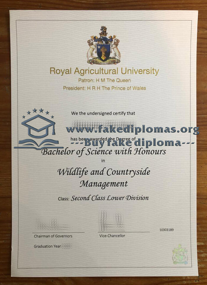 Get Royal Agricultural University fake diploma, Fake RAU degree online.