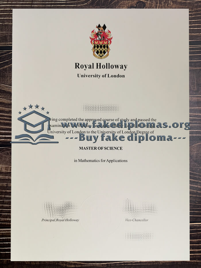 Buy Royal Holloway University of London fake diploma, Fake RHUL degree.