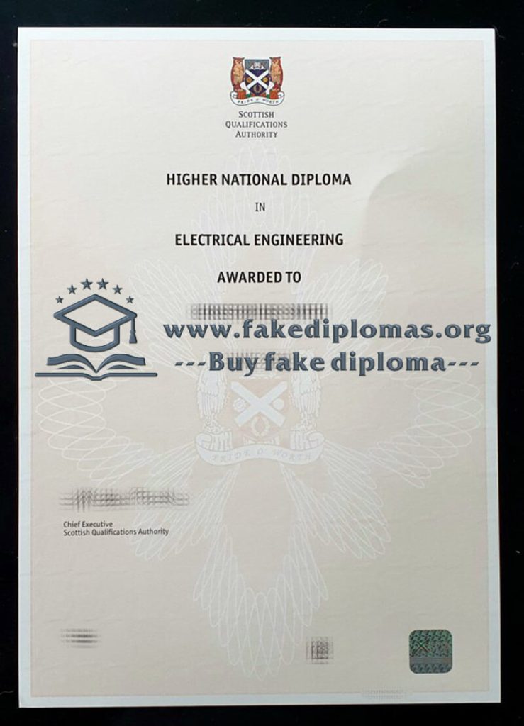 Buy SQA fake diploma, Fake Scottish Qualifications Authority certificate.