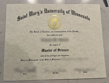 Get Saint Mary's University of Minnesota fake diploma online.