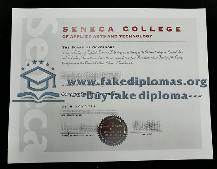 Buy Seneca College fake diploma, Fake Seneca College degree.