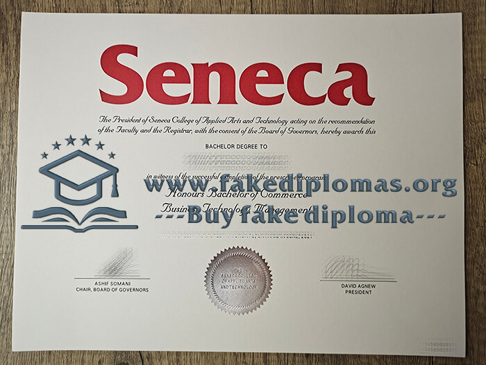 Buy Seneca College fake diploma, Fake Seneca College degree.