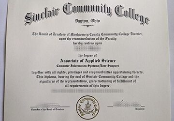 Where to buy Sinclair Community College fake degree?