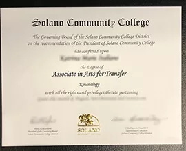 How to order the Solano Community College fake Diploma?