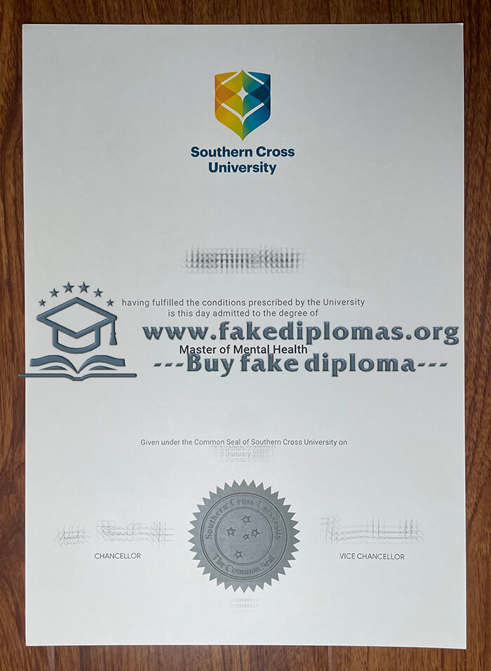 Buy Southern Cross University fake diploma, Fake SCU degree.