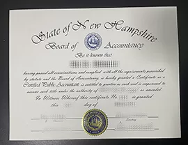 How to get a State of New Hampshire CPA certificate?