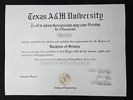 Obtain Texas A&M University fake diploma online.