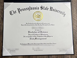 Obtain Pennsylvania State University fake diploma.