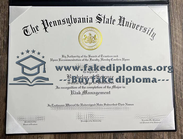 Buy Pennsylvania State University fake diploma, Fake PSU degree.