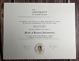 Get University of Rhode Island fake diploma online.