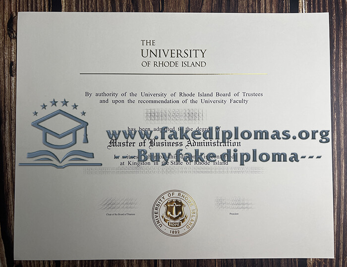 Buy University of Rhode Island fake diploma, Fake URI degree.