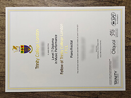 Process of Trinity College London certificate.
