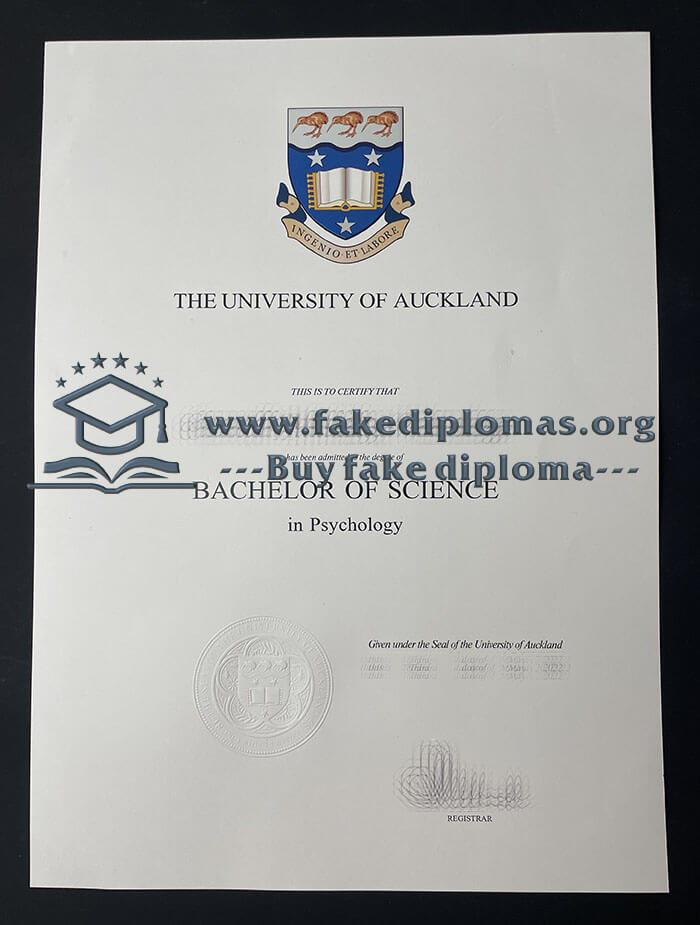 Buy University of Auckland fake diploma, Fake UoA degree.