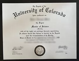 Get a University of Colorado fake diploma.