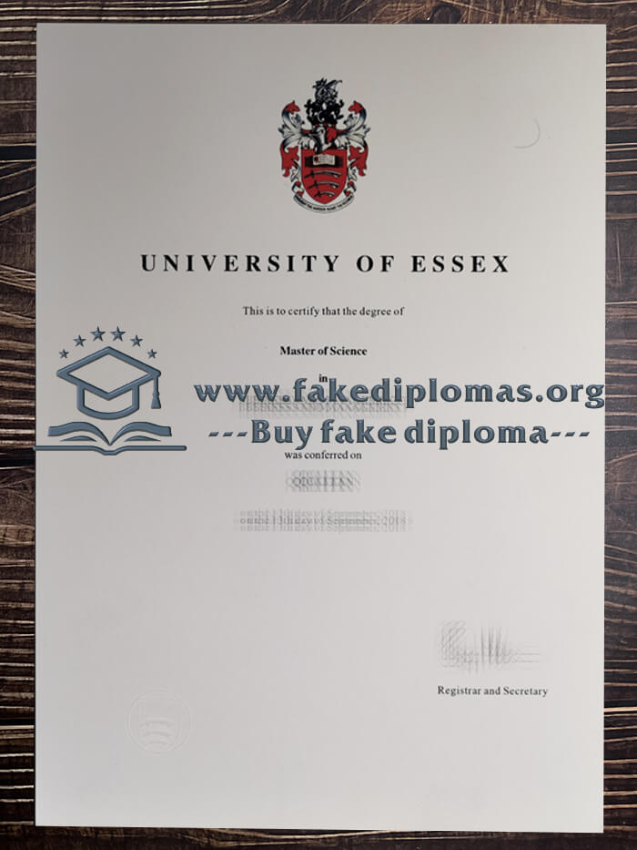 Buy University of Essex fake diploma, Fake University of Essex certificate.