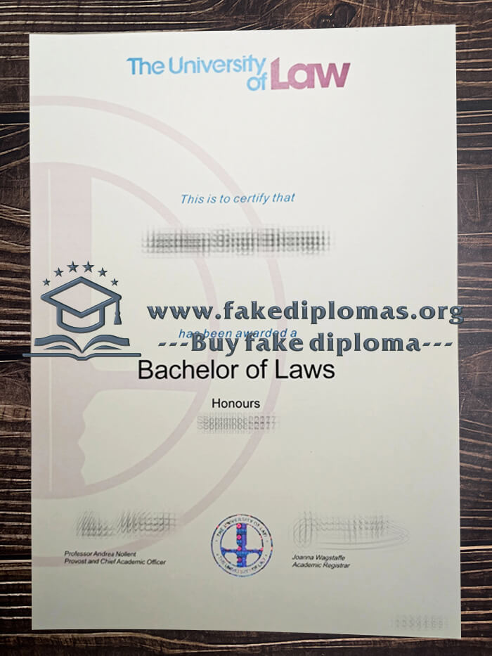 Buy University of Law fake diploma, Fake University of Law degree.