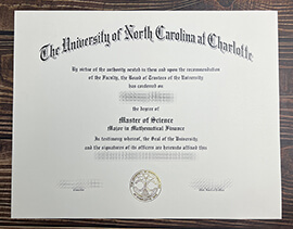 How to order the UNC Charlotte fake Diploma?