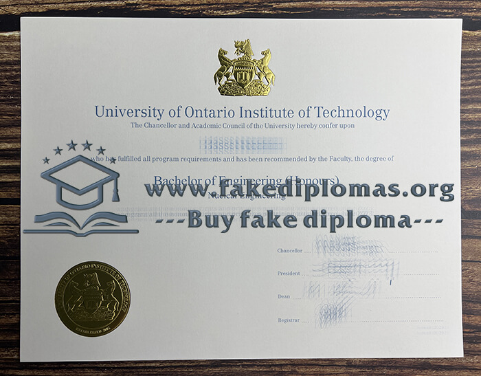 Buy University of Ontario Institute of Technology fake diploma.